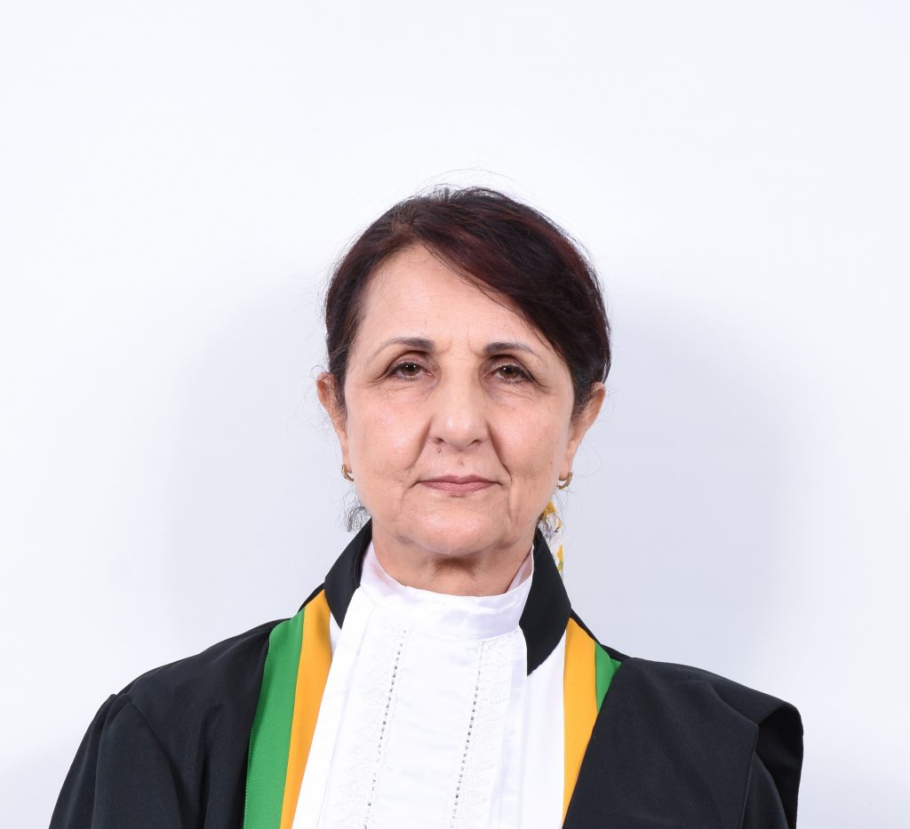 Lady Justice Bensaoula Chafika - Algeria (