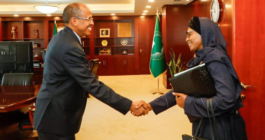 PRESIDENT OF THE AFRICAN COURT PAYS COURTESY CALL ON AU COMMISSION CHAIRPERSON, H.E MAHAMOUD ALI YOUSSOUF