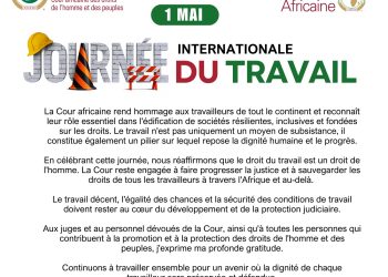 JOURNÉE INTERNATIONALE DU TRAVAIL