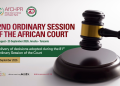 The African Court on Human and Peoples’ Rights to convene its 82nd Ordinary Session from 31 August – 25 September 2026