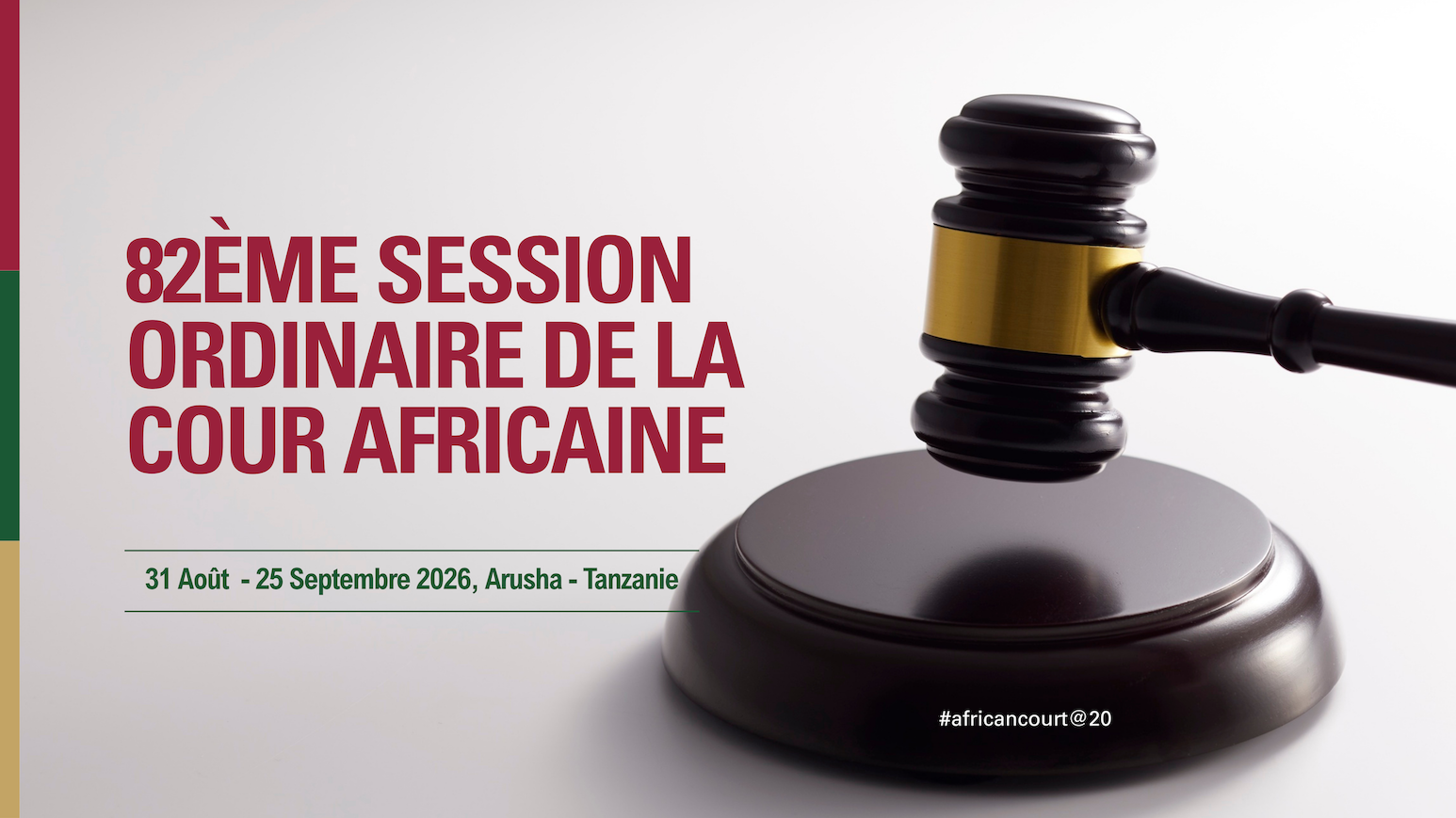 82e session ordinaire de la Cour africaine des droits de l'homme et des peuples