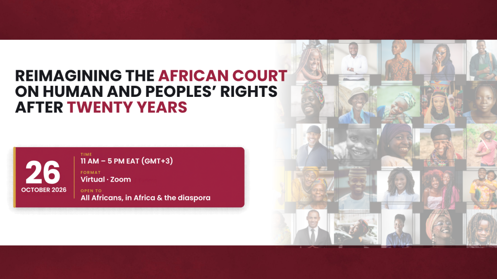 The african court on human and peoples rights afchpr and the african unions economic social and cultural council ecosocc to engage citizens on the courts 20th anniversa