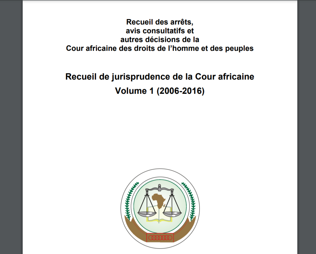 Annuaire Africain des Droits de l'Homme 2017 Volume 1
