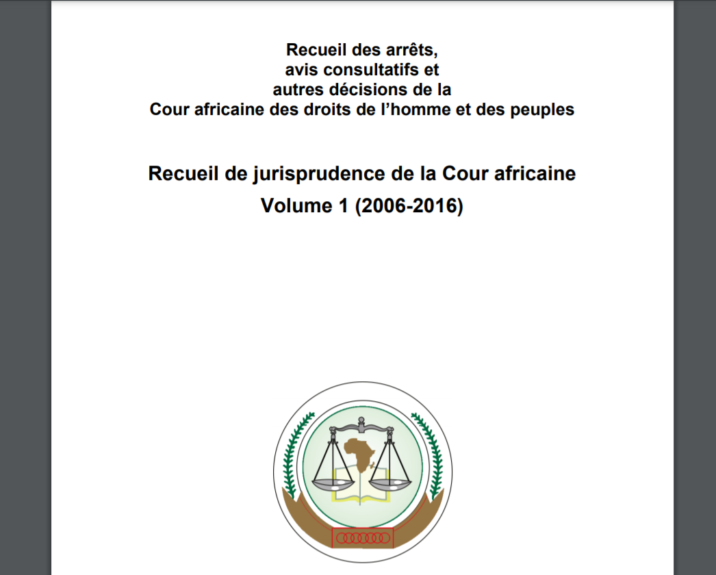 ANNUAIRE AFRICAIN DES DROITS DE L’HOMME 2017 VOLUME 1