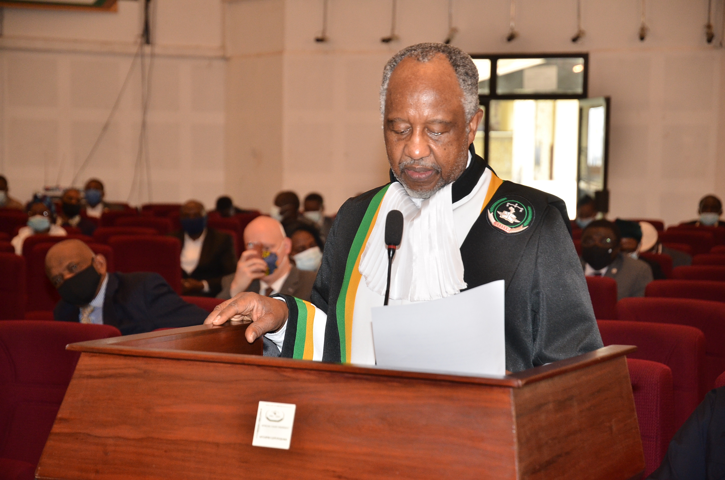 SWEARING-IN OF THE TWO NEW JUDGES