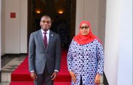 THE PRESIDENT OF THE AFRICAN COURT PAID A COURTESY CALL ON H.E THE PRESIDENT OF THE UNITED REPUBLIC OF TANZANIA