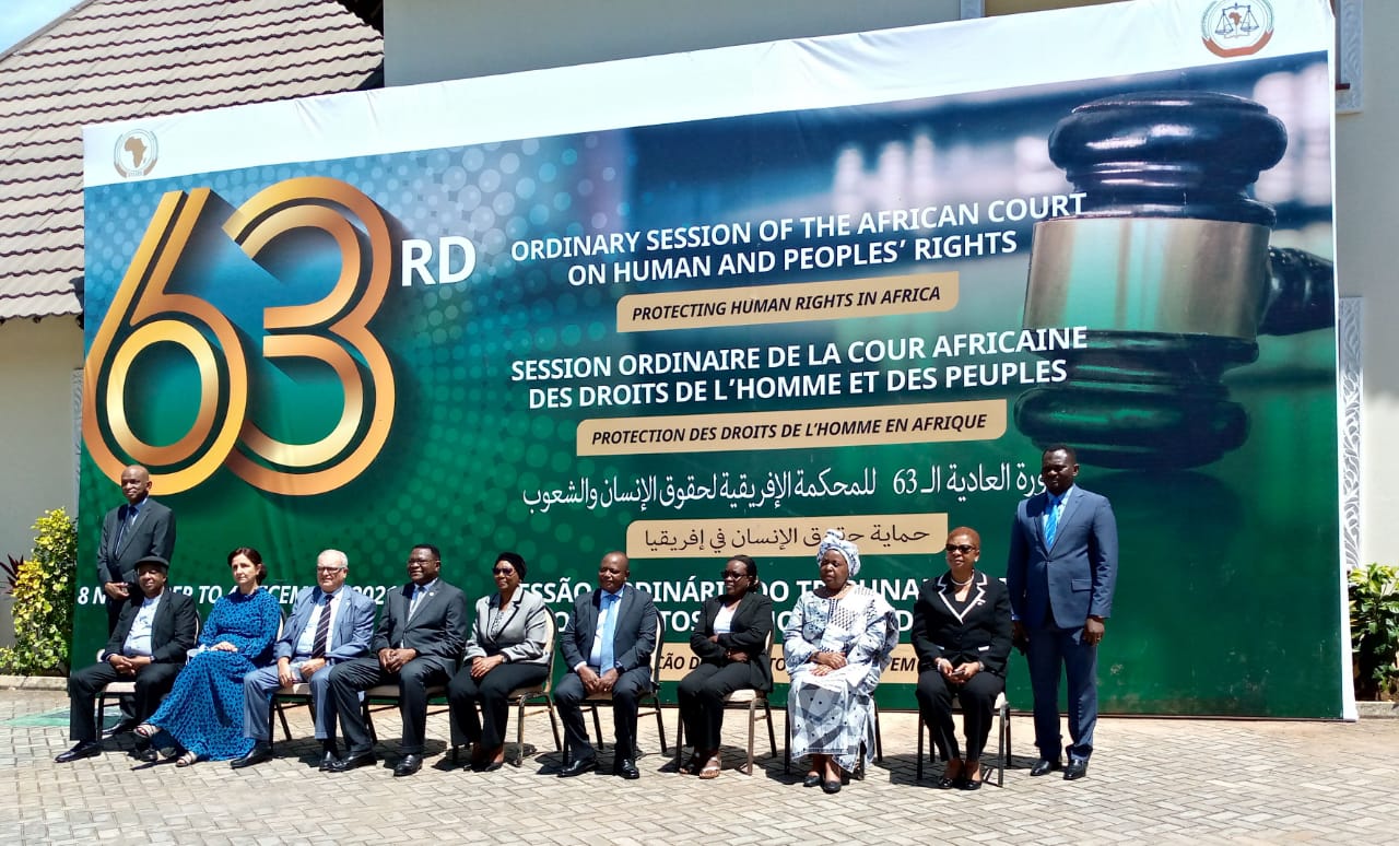 63RD ORDINARY SESSION OF THE AFRICAN COURT ON HUMAN AND PEOPLES’ RIGHTS OPENING REMARKS BY HE LADY JUSTICE IMANI D. ABOUD, PRESIDENT OF THE COURT