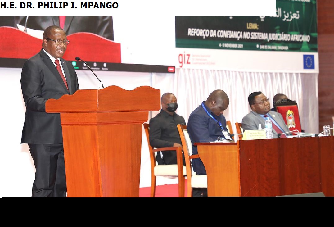 الكلمة الافتتاحية لمعالي الدكتور فيليب آي.مبانجو ، نائب رئيس جمهورية تنزانيا المتحدة خلال الحوار القضائي الخامس للاتحاد الأفريقي