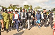 FORMER PRESIDENT OF THE UNITED REPUBLIC OF TANZANIA H.E JAKAYA KIKWETE LEADS A 5-KILOMETER WALK TO MARK THE AFRICAN COURT 15TH ANNIVERSARY