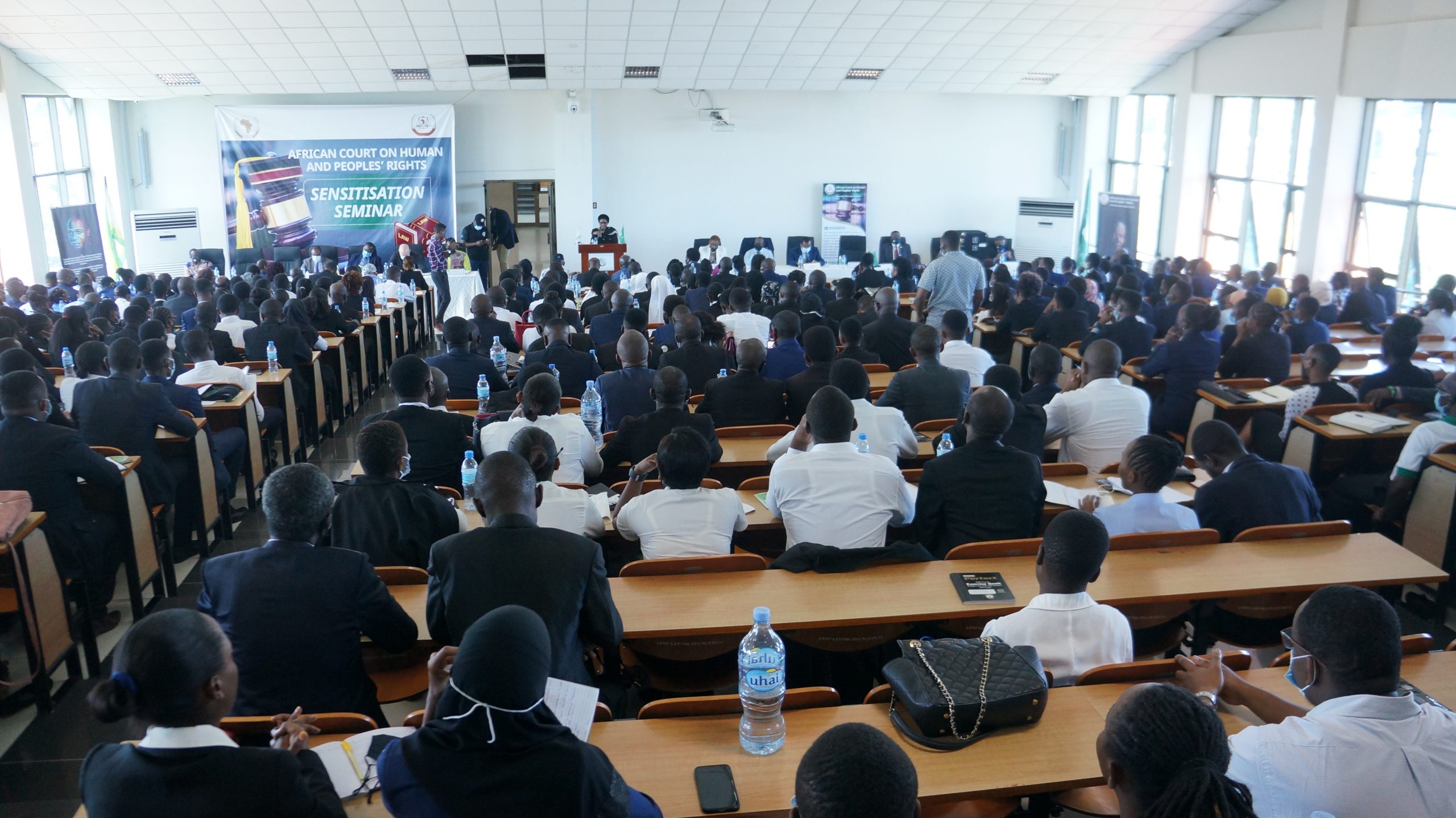 AFRICAN COURT CONDUCTS  SENSITISATION SEMINAR AT LAW SCHOOL OF TANZANIA IN DAR ES SALAAM