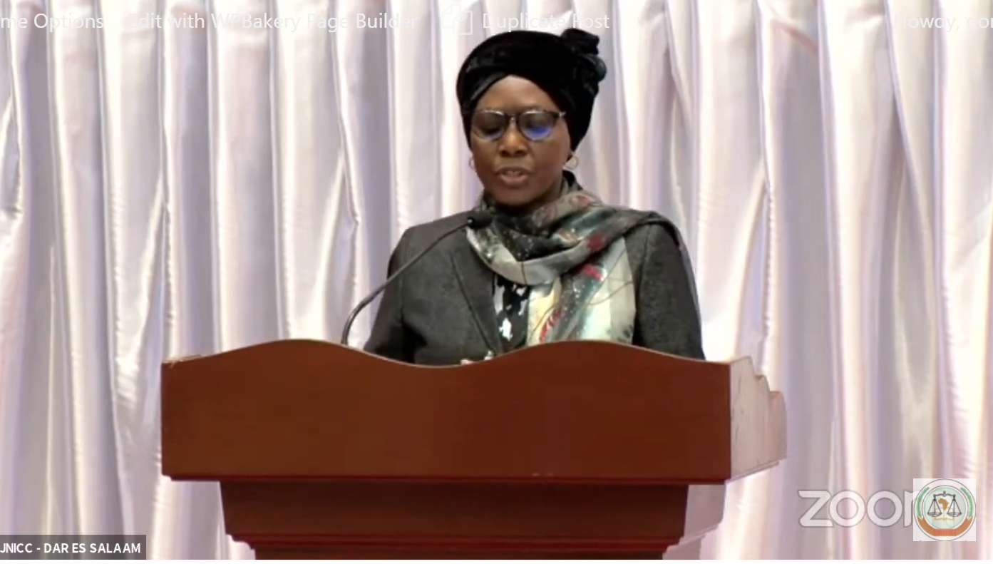 DISCOURS DE BIENVENUE DE L’HONORABLE JUGE IMANI D. ABOUD PRESIDENTE DE LA COUR AFRICAINE  A L’OCCASION DE LA CEREMONIE D’OUVERTURE DE LA CONFERENCE INTERNATIONALE SUR LA MISE EN ŒUVRE ET L’IMPACT DES DECISIONS DE LA DITE COUR