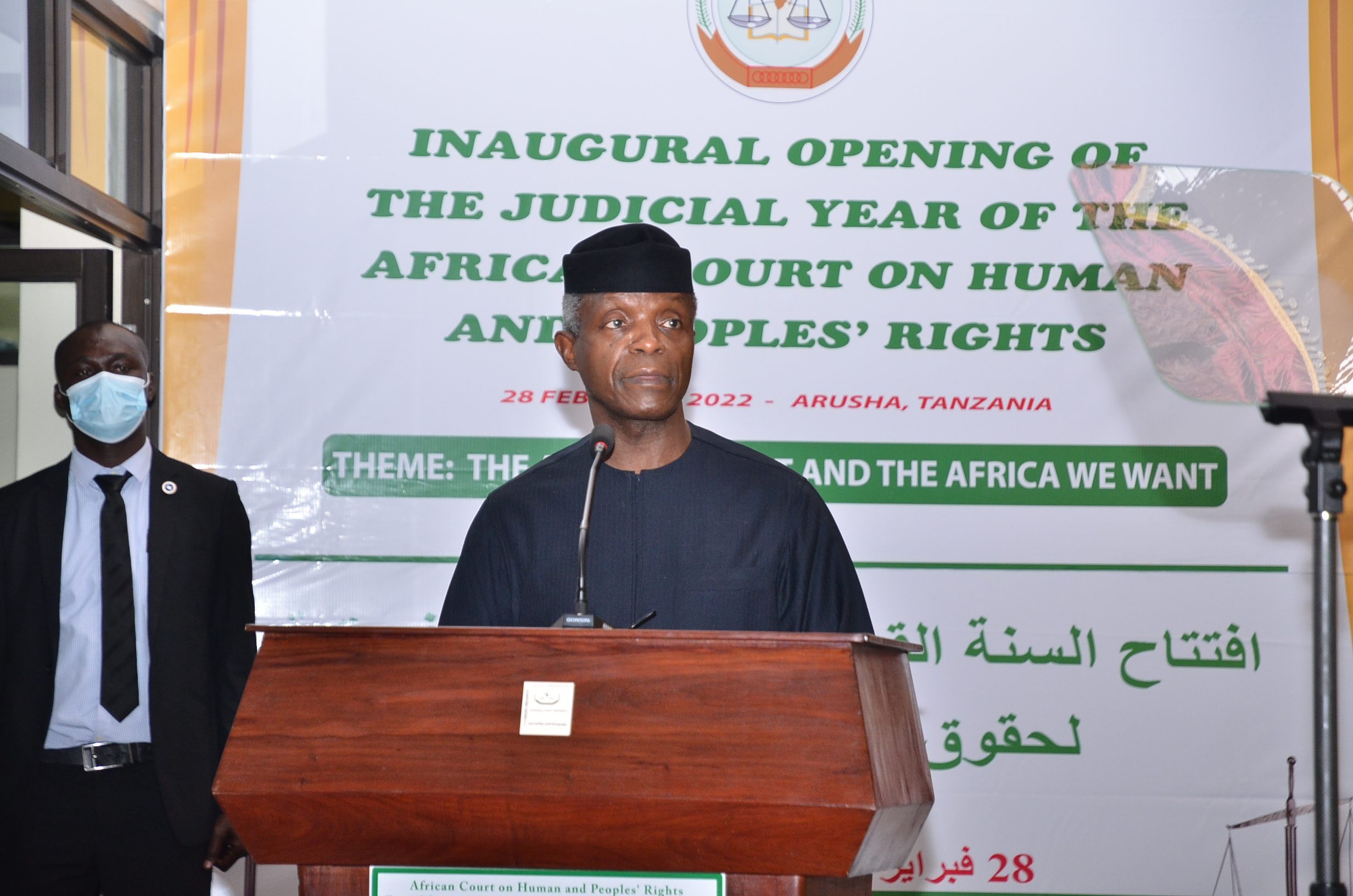 OPENING JUDICIAL YEAR: KEYNOTE ADDRESS BY PROF. YEMI OSINBAJO,  VICE PRESIDENT OF THE FEDERAL REPUBLIC OF NIGERIA