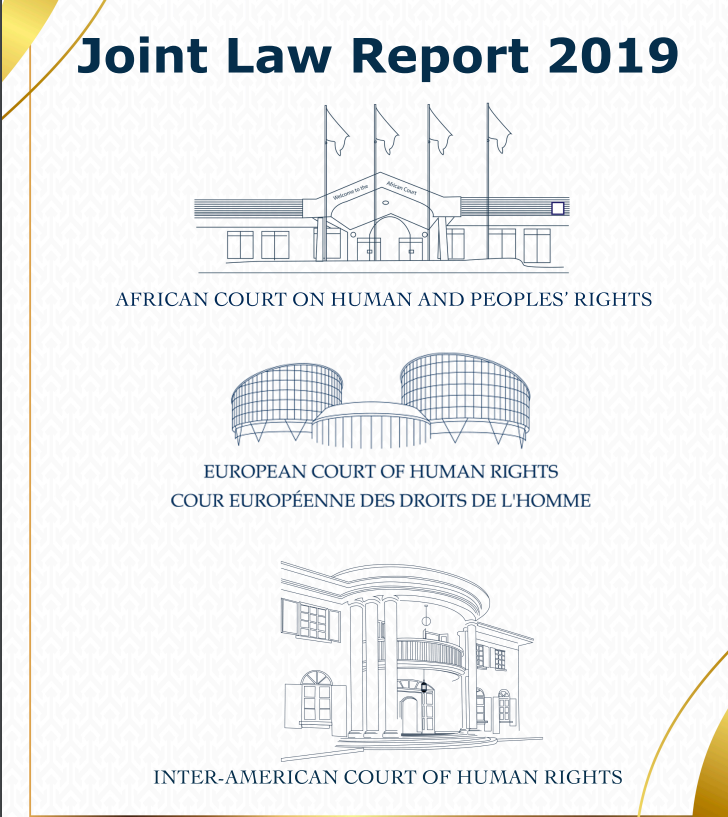 JOINT LAW REPORT: AFRICAN COURT - EUROPEAN COURT - INTER-AMERICAN COURT - VOLUME 2 (2020)