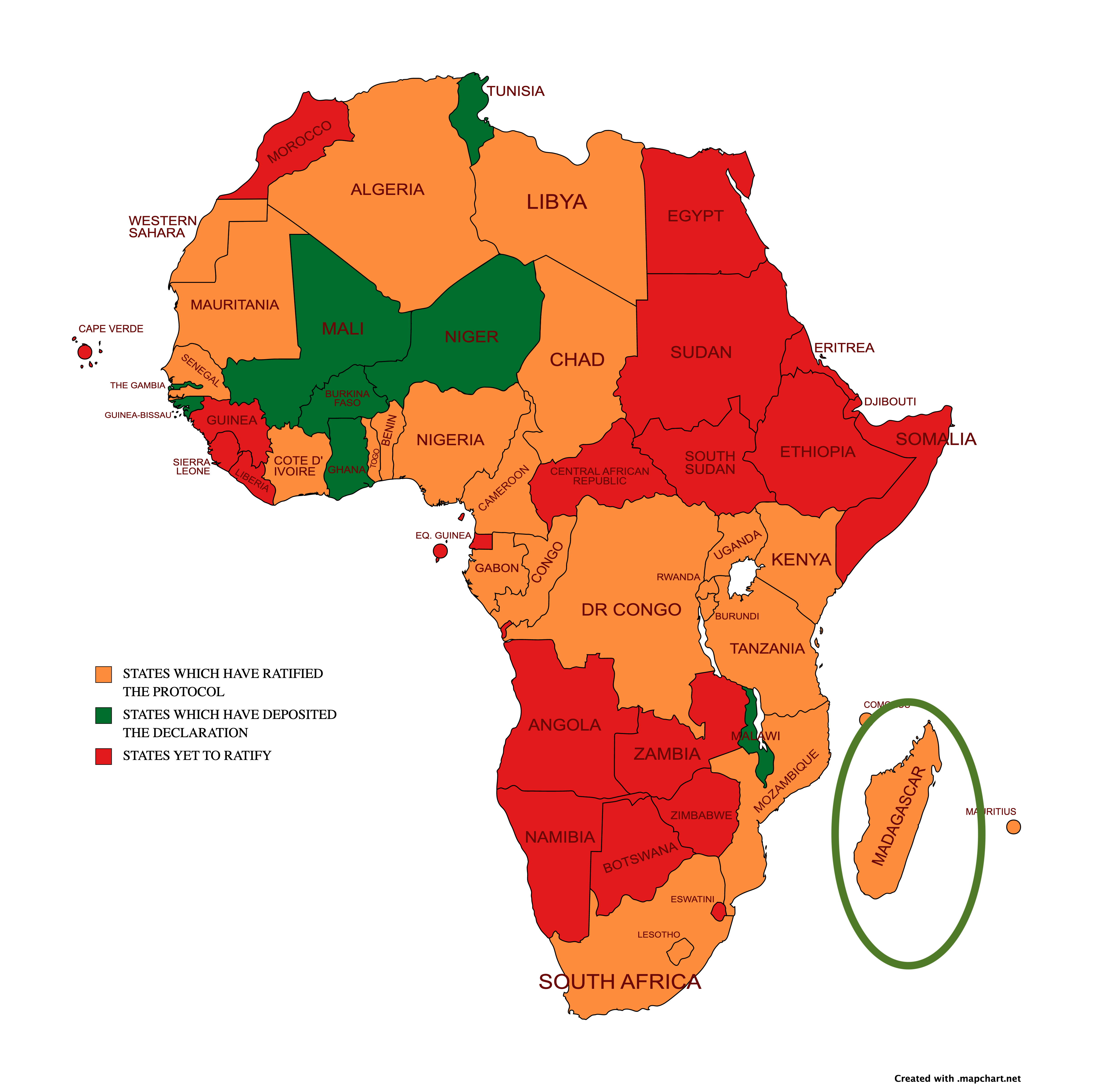 LA RÉPUBLIQUE DE MADAGASCAR ADHÈRE AU PROTOCOLE PORTANT CRÉATION D’UNE COUR AFRICAINE DES DROITS DE L’HOMME ET DES PEUPLES