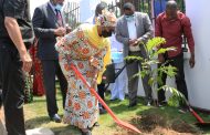 AFRICAN COURT MARKS INTERNATIONAL WOMEN’S DAY BY PLANTING TREES AND VISITING WOMEN PATIENTS AT THE MT. MERU REGIONAL HOSPITAL