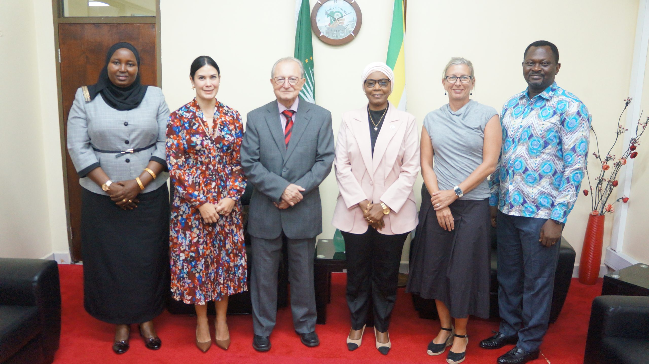 PRESIDENT OF  THE UN INTERNATIONAL RESIDUAL MECHANISM FOR CRIMINAL TRIBUNALS PAYS COURTESY VISIT TO THE AFRICAN COURT