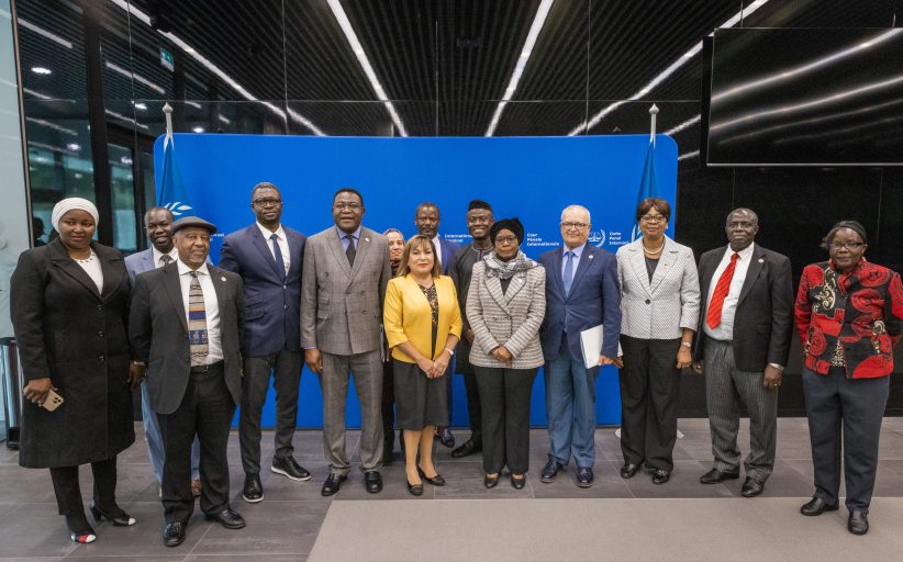 AFRICAN COURT JUDGES AND OFFICERS VISIT ICC