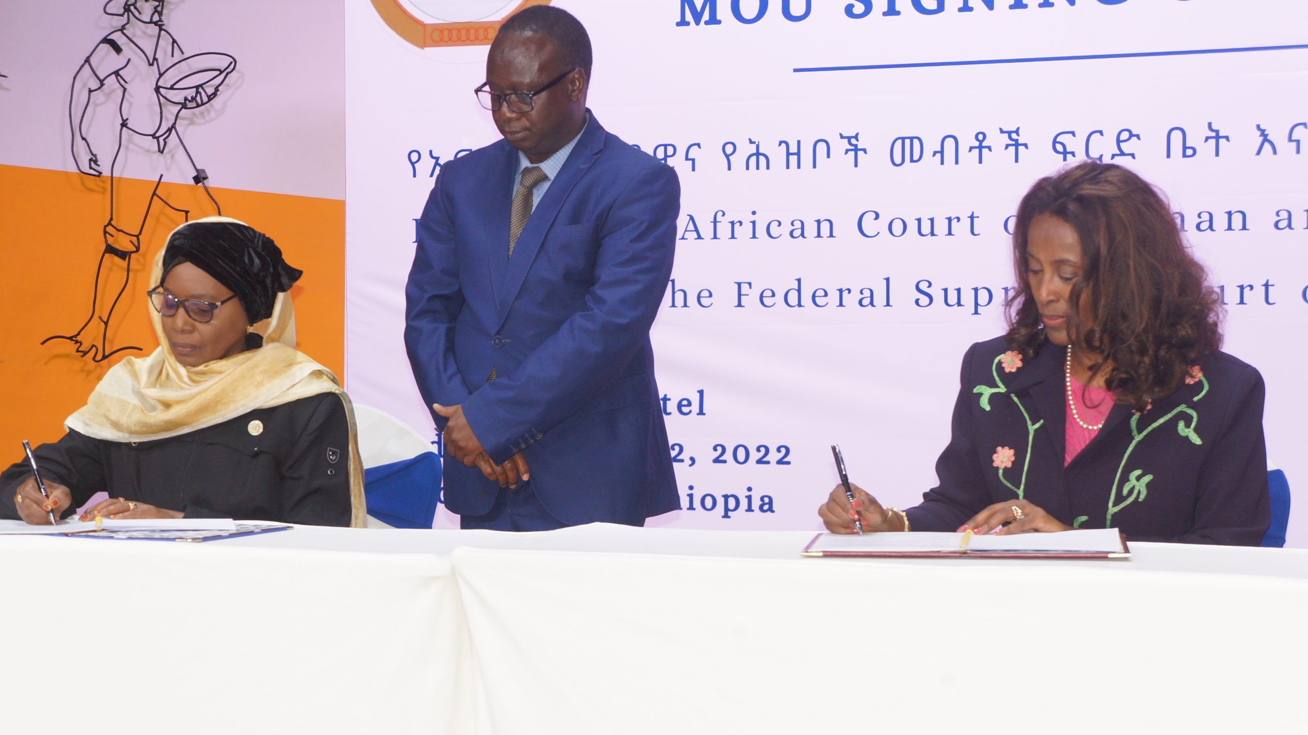 MOU SIGNING CEREMONY BETWEEN THE AFRICAN COURT AND THE FEDERAL SUPREME COURT OF ETHIOPIA:  OPENING SPEECH DELIVERED BY H.E. MEAZA ASHENAFI PRESIDENT OF THE SUPREME COURT