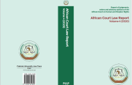 AFRICAN COURT LAW REPORT VOLUME 4 (2020)