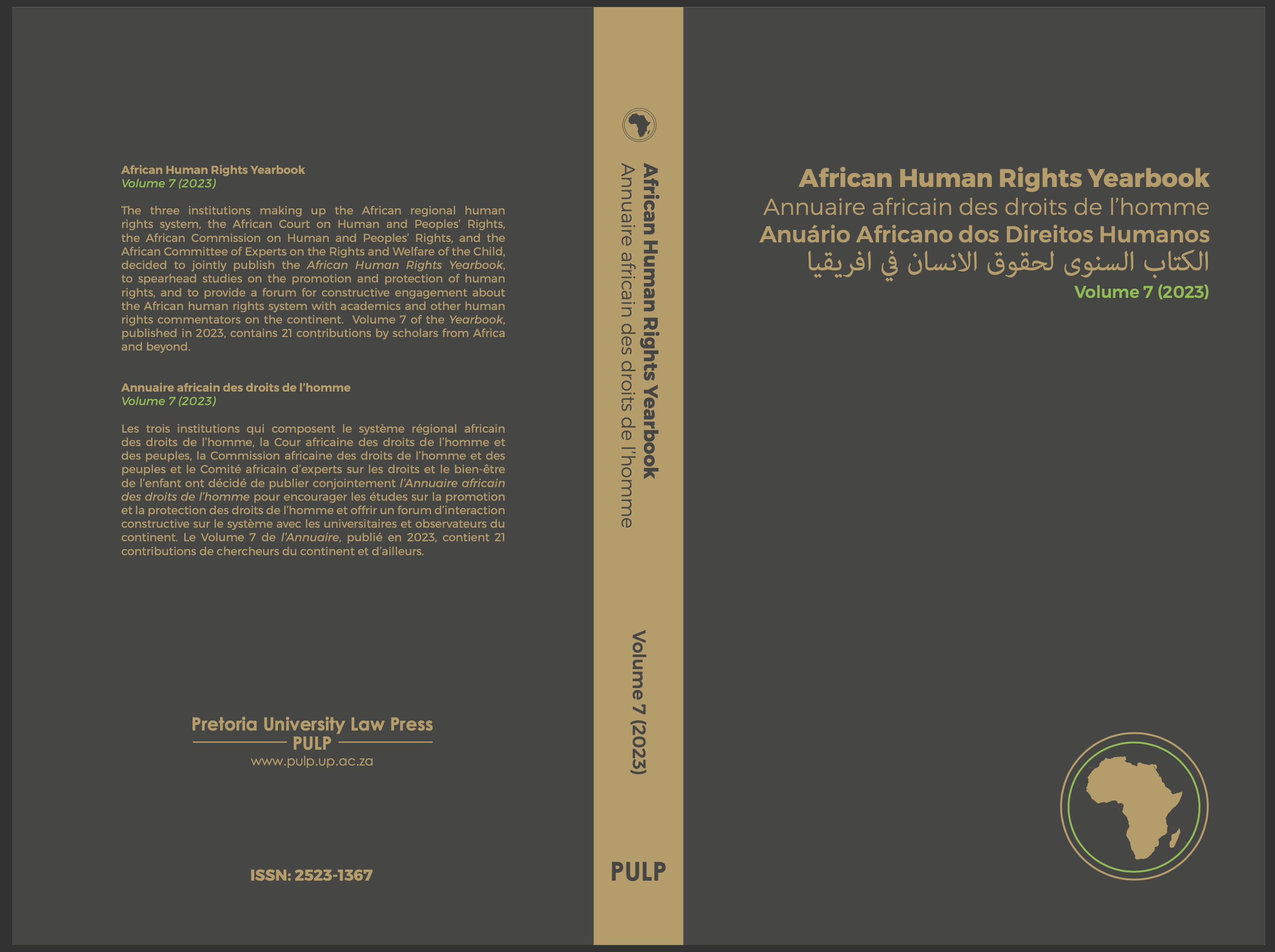 AFRICAN HUMAN RIGHTS YEARBOOK - VOLUME 7 (2023)