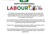 HAPPY INTERNATIONAL LABOUR DAY