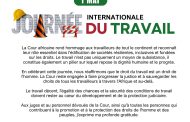 JOURNÉE INTERNATIONALE DU TRAVAIL