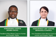 AFRICAN COURT ON HUMAN AND PEOPLES’ RIGHTS ELECTS NEW PRESIDENT AND VICE PRESIDENT