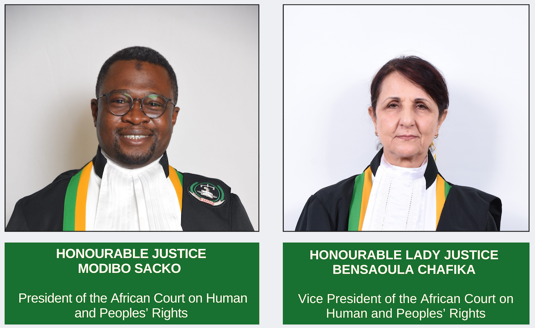 AFRICAN COURT ON HUMAN AND PEOPLES’ RIGHTS ELECTS NEW PRESIDENT AND VICE PRESIDENT
