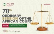 The African Court on Human and Peoples’ Rights to convene the 78th Ordinary Session of the Court, 1-26 September 2025