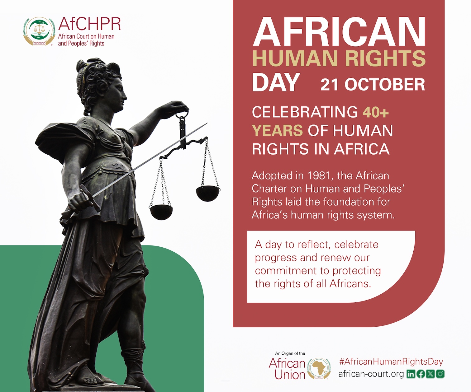 Statement by the President of the African Court on the occasion of the commemoration of African Human Rights Day